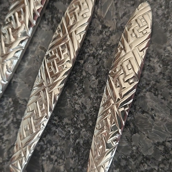 NEW Reed & Barton "English Braid" Stainless Steel 5 Piece Flatware Set - 10 Sets - Picture 2 of 14